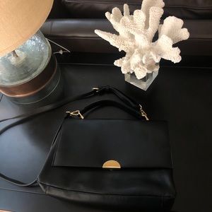 Black Satchel Handbag